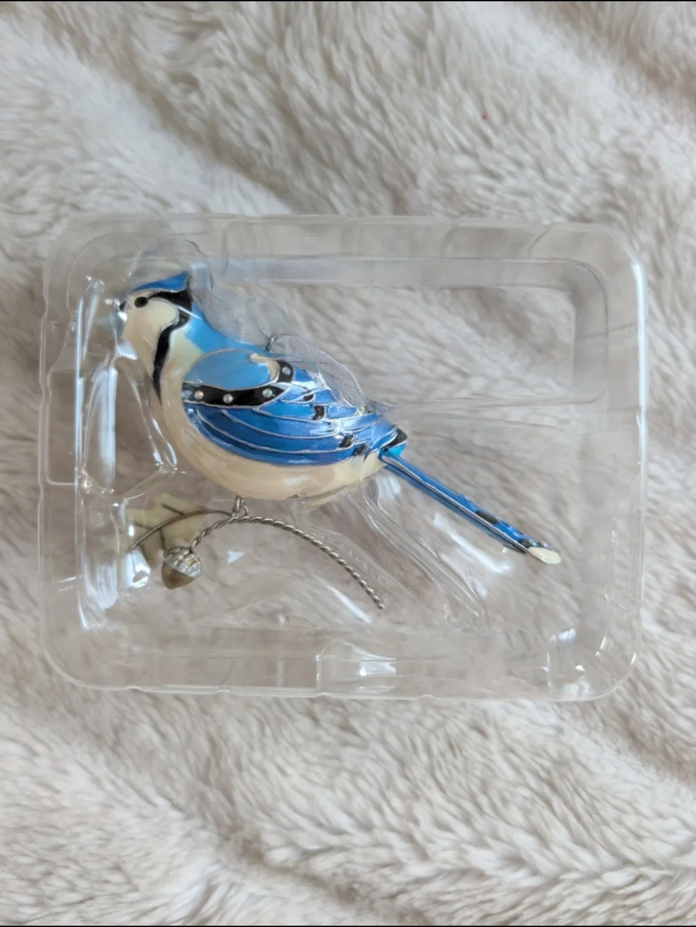 Hallmark Keepsake Ornament 2007 Blue Jay The Beauty of Birds 3rd In Series